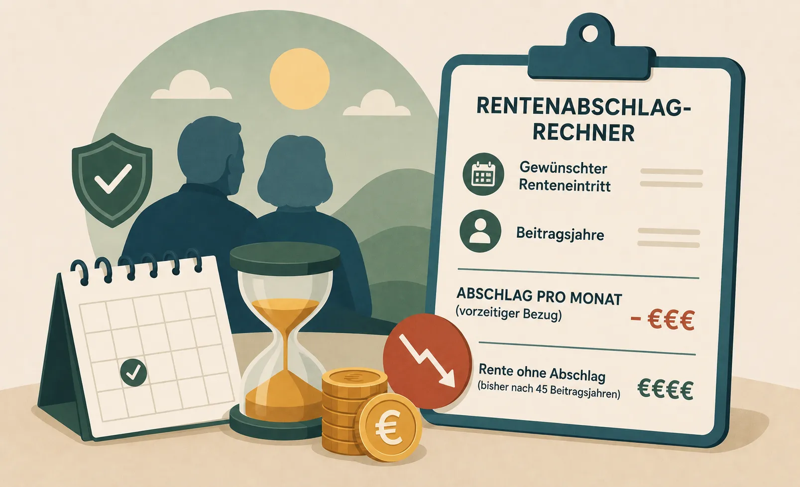 Rentenabschlag-Rechner: Was kostet der vorgezogene Rentenbezug?