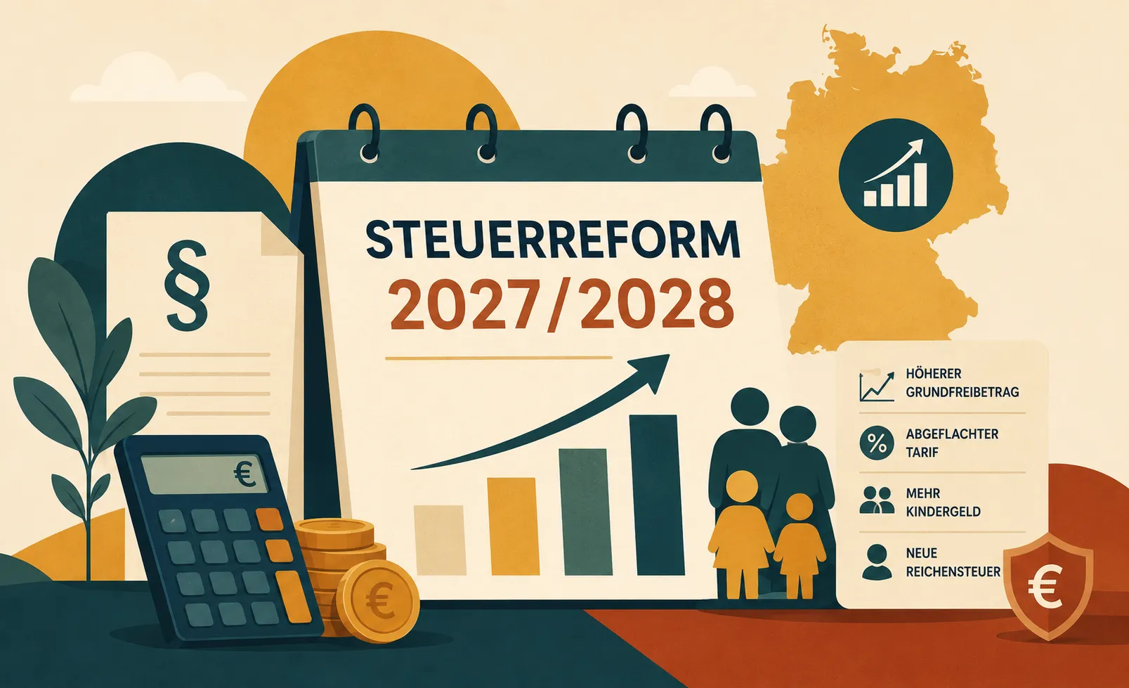 Steuerreform-Rechner 2027/2028