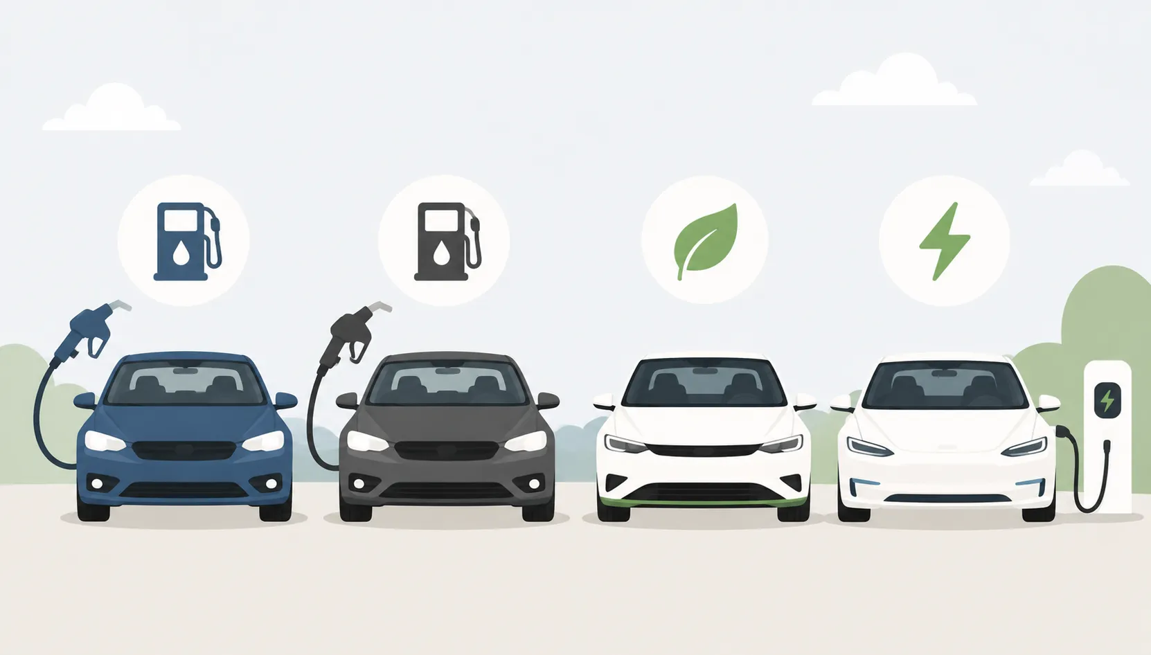 Tankkosten-Vergleich: Benzin, Diesel, Hybrid, Elektro